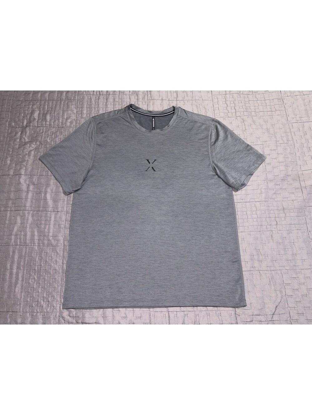 Ten Thousand Interval Shirt Mens Stretch Active Training Iron Gray Large